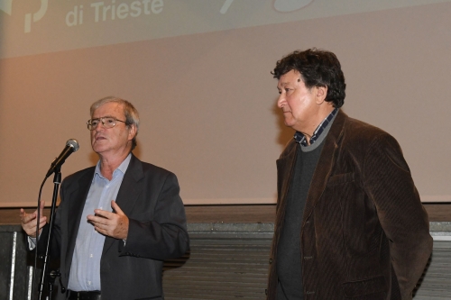 Rodrigo Diaz con il Prof. Franco Codega