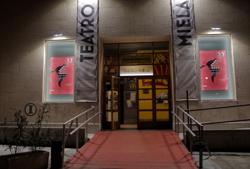 L'ingresso del Teatro Miela