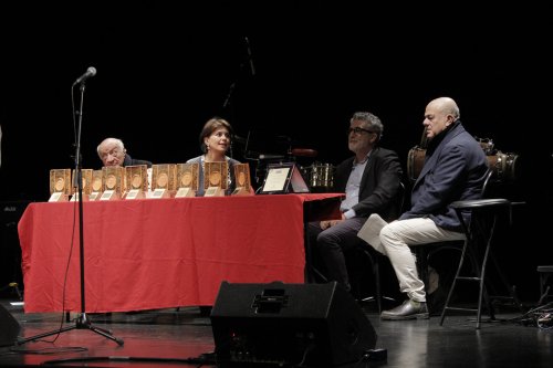 Giuria Ufficiale della XXXIV edizione del Festival: da sinistra a destra: Tonino Pinto, Valentina Ripa, Fernando Spiner, Luciano Sovena